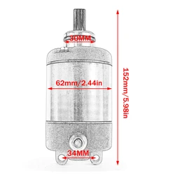 31200-MEE-D00 Starter Motor for Honda CBR600 CBR600RR 2003 2004 2005 2006 31200-MEE-003