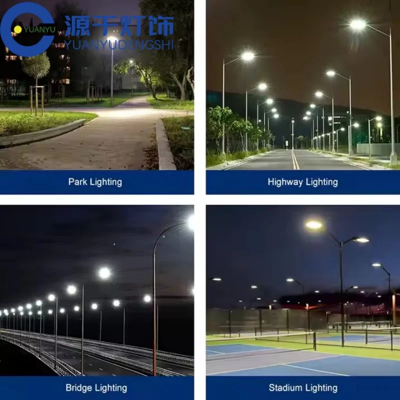 Lámpara de calle LED de 220V, iluminación de pared exterior IP66, luz de inundación impermeable, 50W, 150W, 200W, foco Led para jardín, lámpara de poste de carreteras