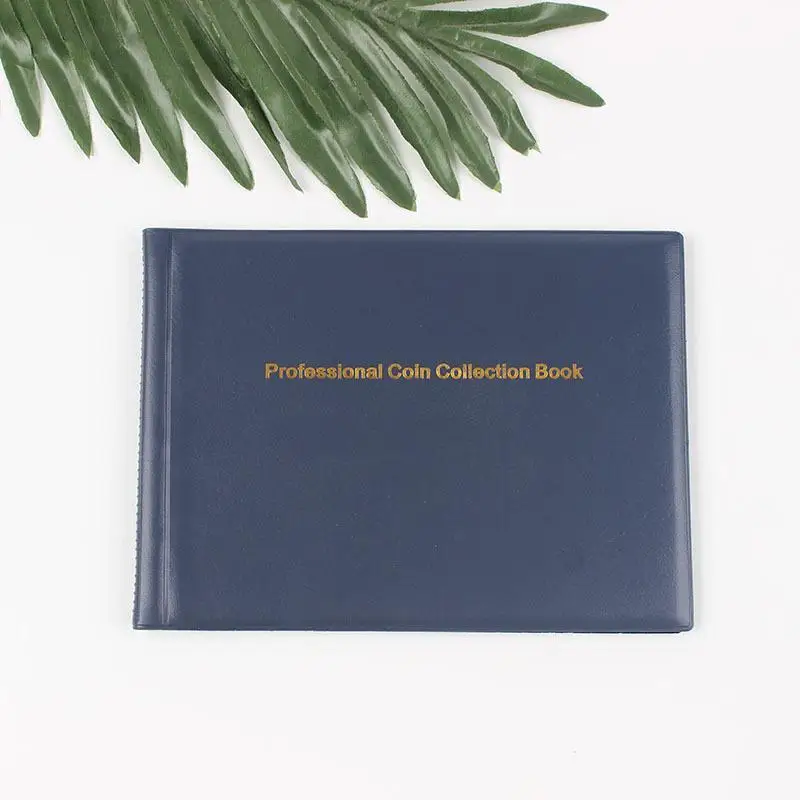 Coin Storage Collecting Album 240 Pockets Transparent Scratch Resistant PVC 10 Pages Penny Book for Collection Display