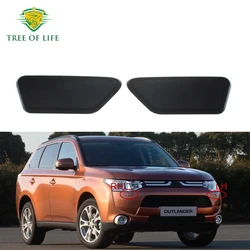 For Mitsubishi Outlander XL 2013 2014 2015 8264A191HA 8264A192HA New Front Bumper Headlight Washer Spray Nozzle Cover Cap RH LH