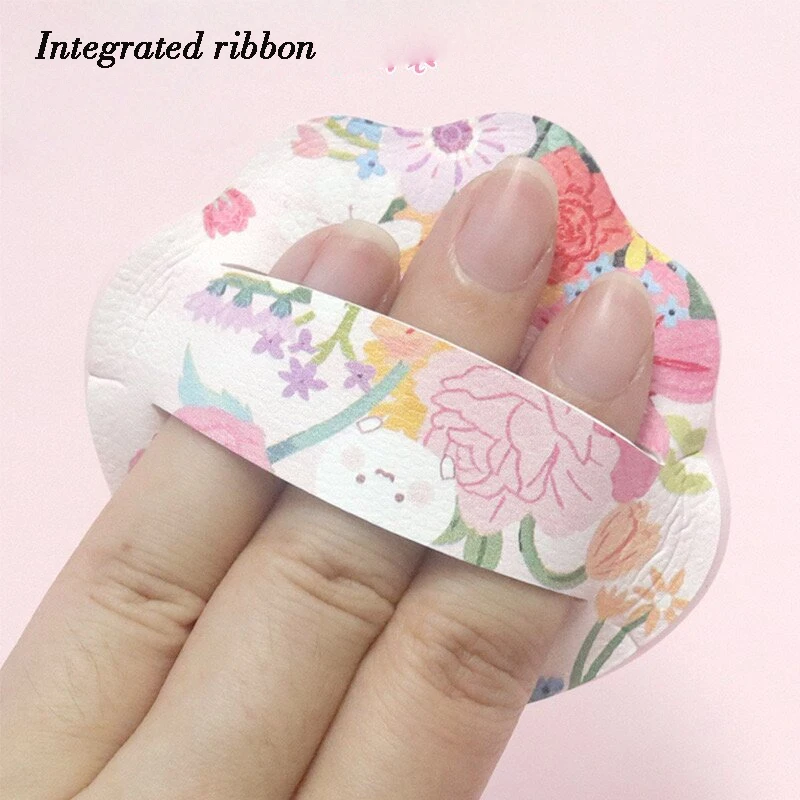 1個のかわいいウサギ型マシュマロエアクッションパウダーパフ、厚いルビーセルシェル型メイクアップパウダーパフ、乾湿両用