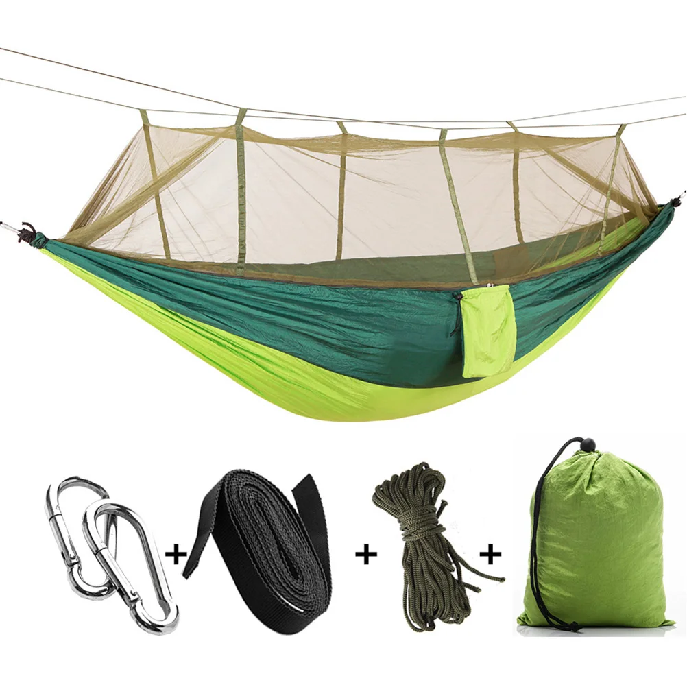

Outdoor Hammock Mosquito Net 260x140cm Nylon Camping Travel Portable Lightweight Transparent OPP Bag Single Double Persons