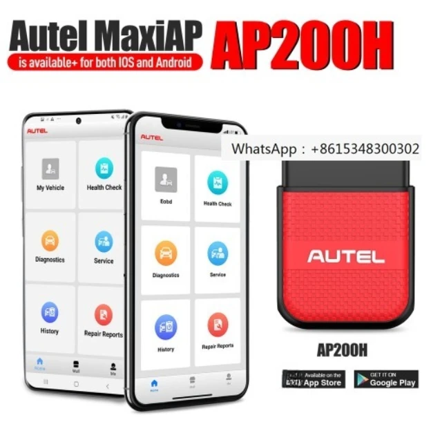 

AUTEL MaxiAP AP200H Wireless Bluetooth OBD2 Scanner