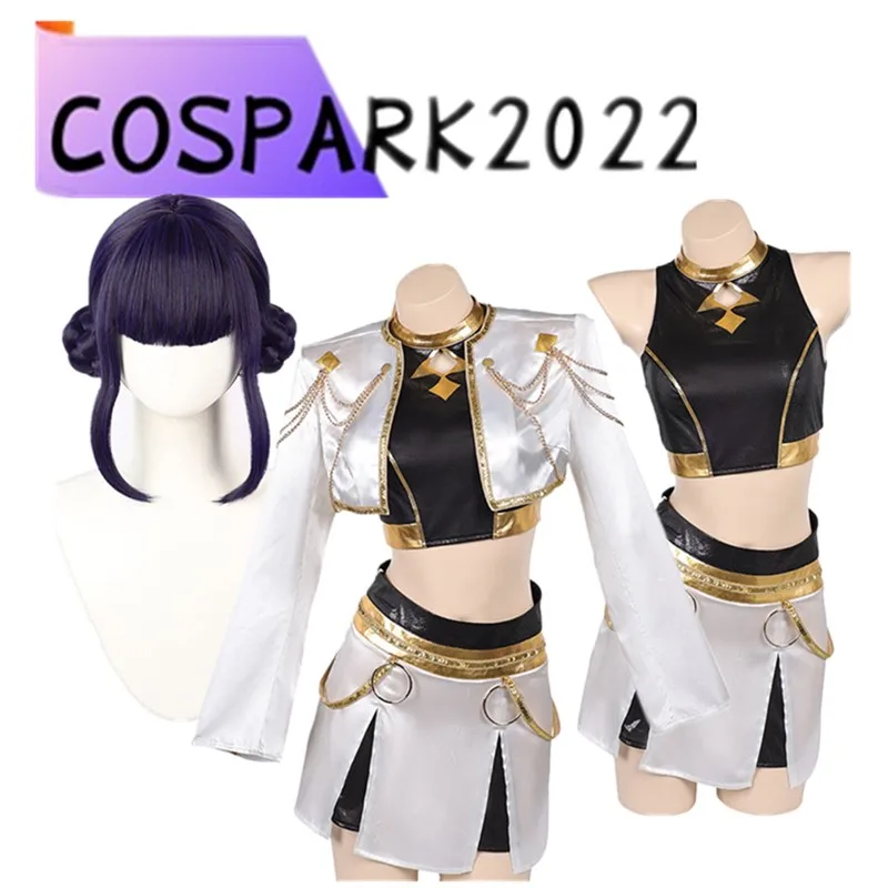 

Adult Zoey Cosplay Wig Costume Demons 2025 Fantasia Women Hunters Coat Vest Skirt Outfits Halloween Disguise Carnival Party Suit