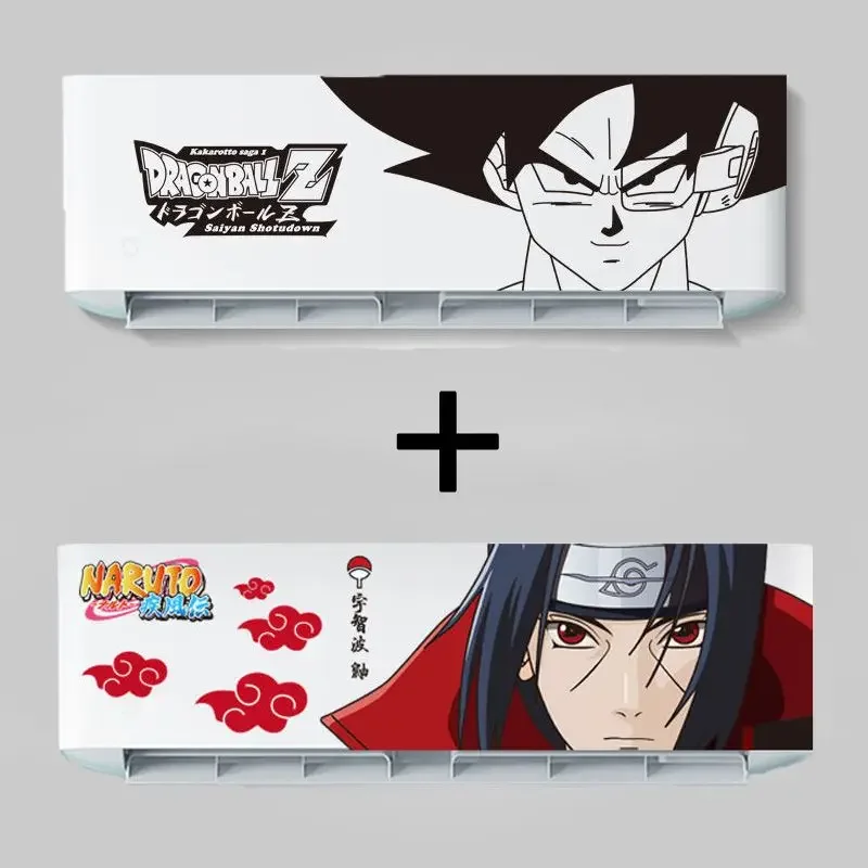 Autocollant Dragon Ball Goku pour climatiseur, stickers muraux Anime, décor créatif, décoration de chambre pour adolescents et enfants, papier peint