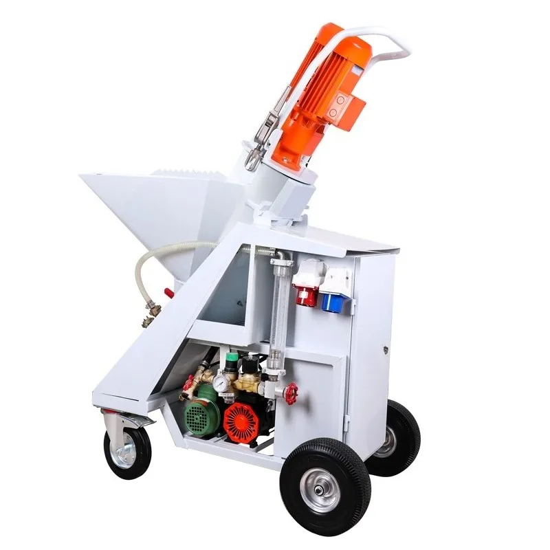 Automatic 220/380V Concrete Spraying Machine Concrete Gypsum Sprayer Wall Paint Putty Sanding Cement Plaster Machine
