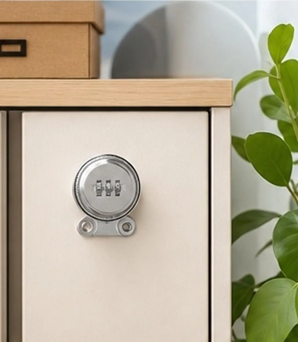Filing Cabinet Lock Password Lock For For Home Secure Zinc Alloy Mechanical Drawers Cabinets Lockers Showcase Storage