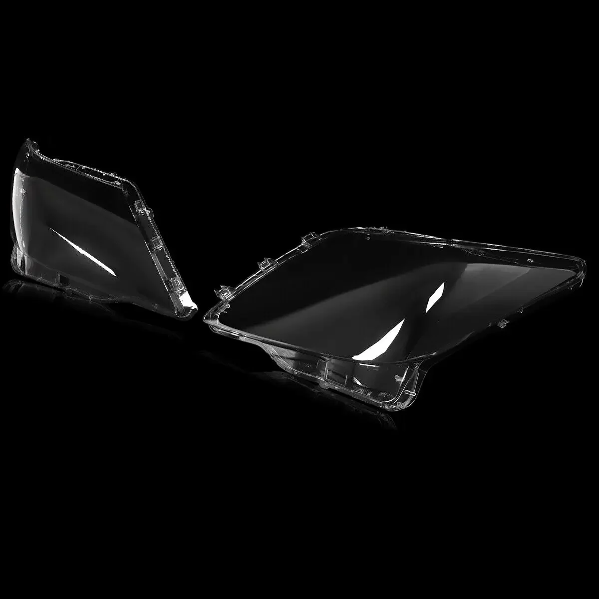 For Lexus LX570 2007-2012 Headlight Lampshade Clear Lens Lense Cover Left Right