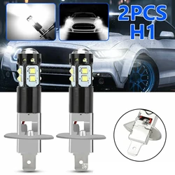 Bombillas LED antiniebla para coche, faros delanteros de conducción automática, lámpara de haz Alto y Bajo, 100 K, H1, H3, 2 piezas, 6500 W, 12000LM