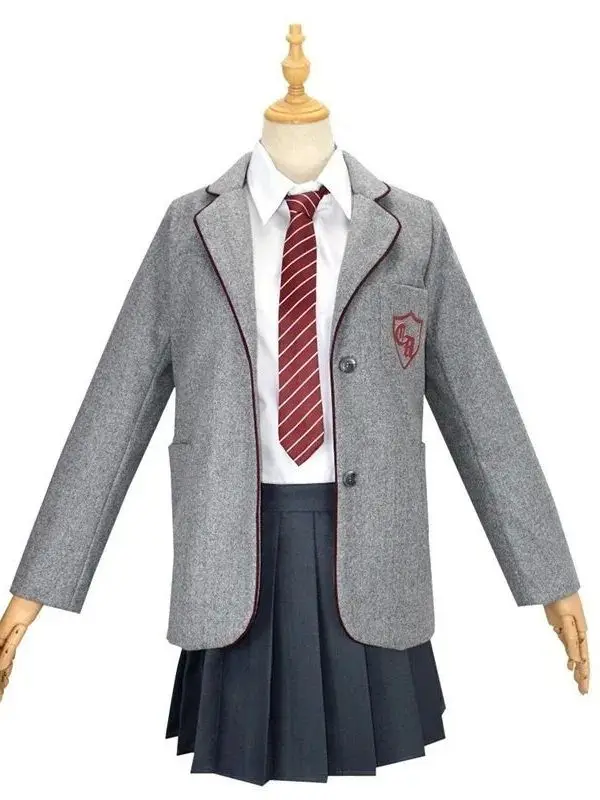 子供マチルダコスプレ衣装女の子ロアルドダールマチルダクロスビューティーバンドホーム服暖かさ機能記憶鋼リング