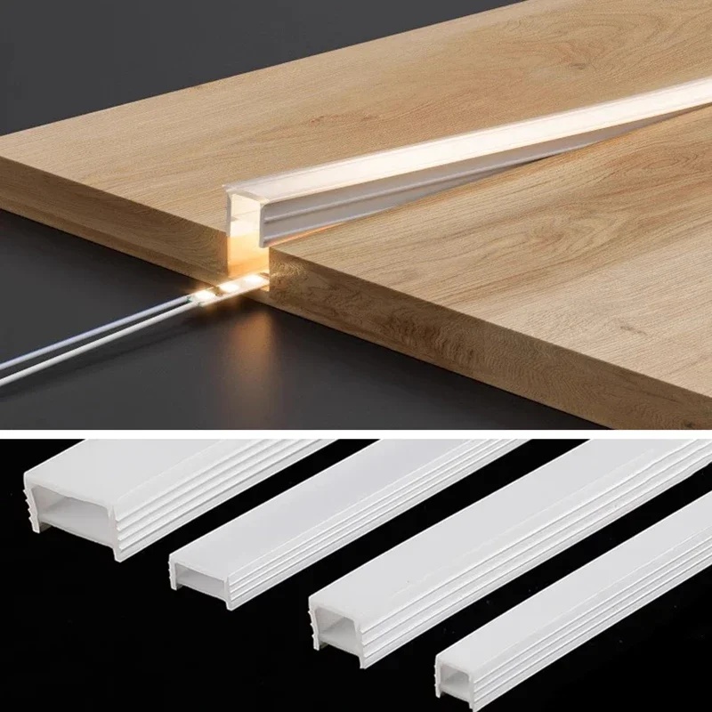 Thin Led Neon Rope Tube Bookcases Kitchen Cabinet 6/8Mm Flexible Silicone Strip Led Channel Diffuser Cover Soft Tape Ribbon Lamp