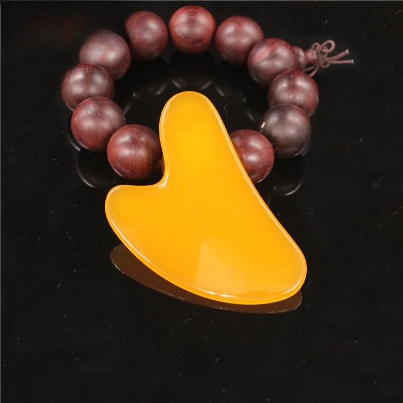 1 PC Guasha นวดสวยขี้ผึ้งขูดนวด Scraper เครื่องนวดหน้าเครื่องขูดเครื่องมือสําหรับใบหน้าคอด้านหลัง