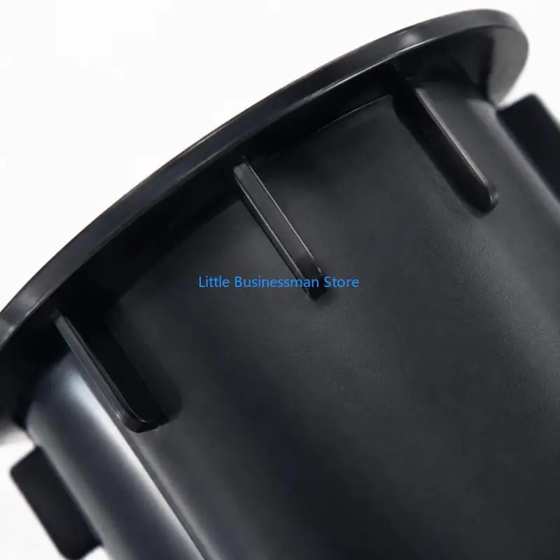 Speaker Enclosure Guide Tube in Black ABS with Reinforcing Ribs and Flared Opening for Cabinet Replacement and DIY Repair M76A