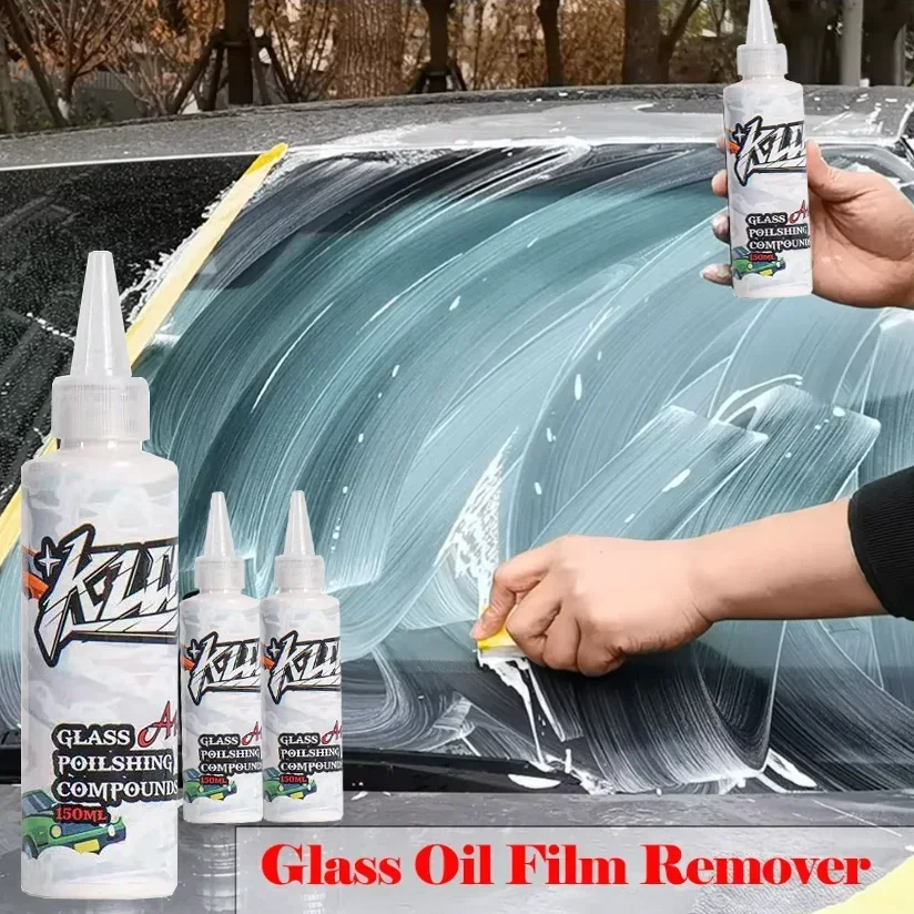 1-3PCS Upgraded Cerium Oxide Glass Polish Removes Water Spots Light Scratches & Grease Film—streak-free Finish No Marks Left.