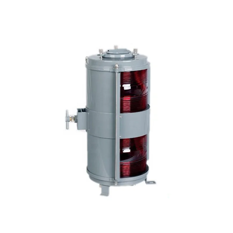 CXH-10B IMPA 370441 2*60W Stainless Steel Double Deck Navigation Signal Light-（Green, please note if other colors are needed）