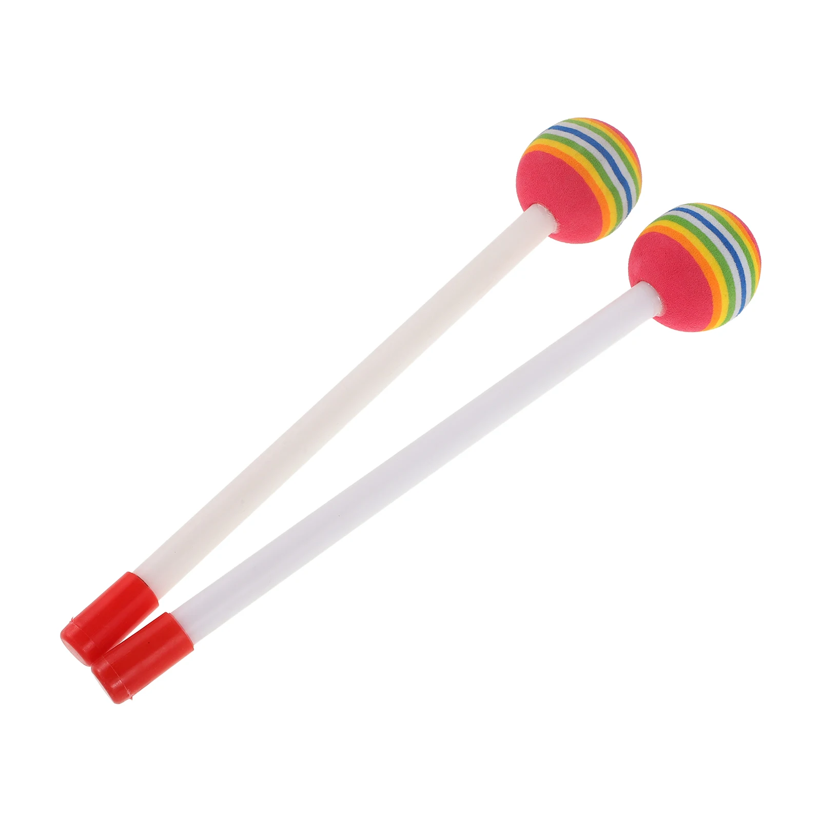

2pcs Drum Universal Percussion Stick Lollipop Design Professional Tongue Drum Mallets Marimba Sticks Reusable Drumstick For
