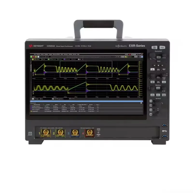 Keysigh Bandwidth 2.5 GHz 4 channels maximum storage depth 1.6G EXR254A Infiniium EXR series oscilloscope