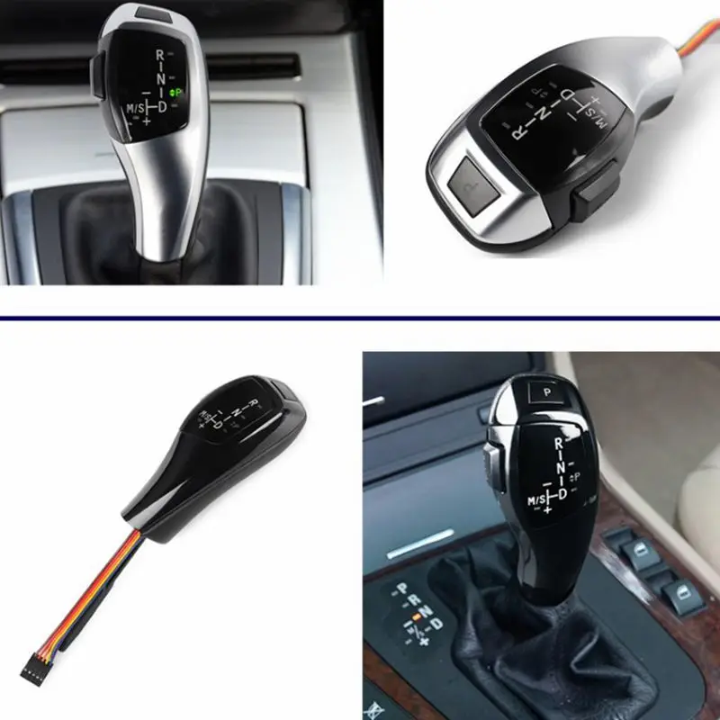 Pommeau de levier de vitesse automatique à LED, levier de vitesse, poignée pour BMW Série 3, E46, E90, E91, E92, E93, SION i, 318i, 320d, 320i,