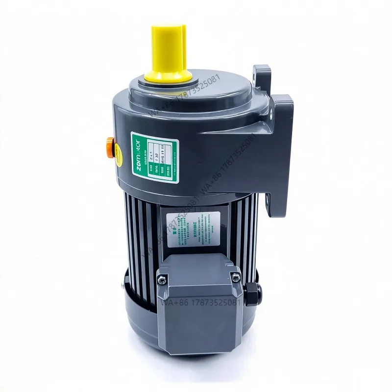 Horizontal Type Foot Mounted In-Line 750W 3 Phase AC Motor CH-28-750-15-S Gear Reducer