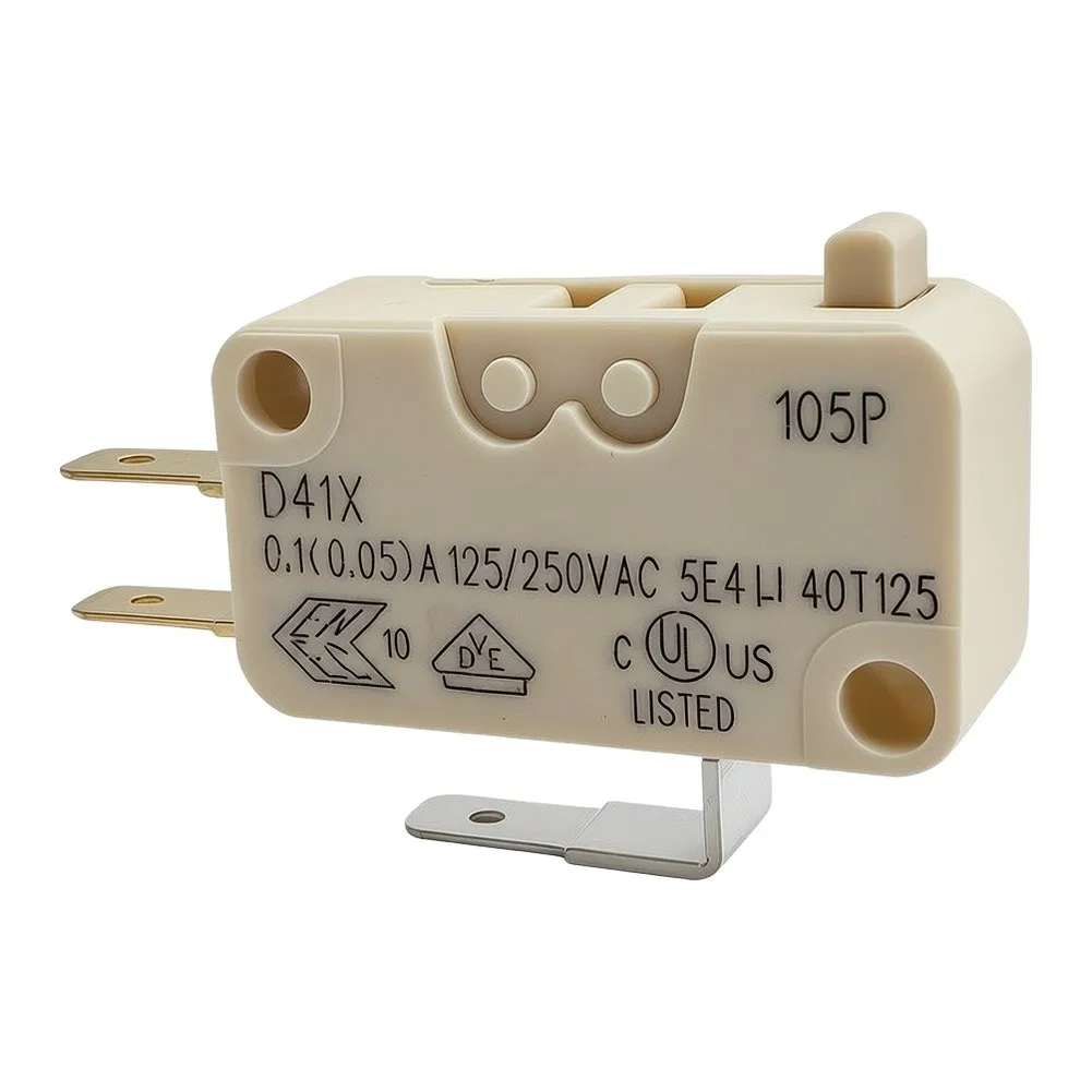 D41X Switch 0.1A  Current Signal Switch Normally Open And Normally Closed Limit Travel Switch Snap Action Switch Control