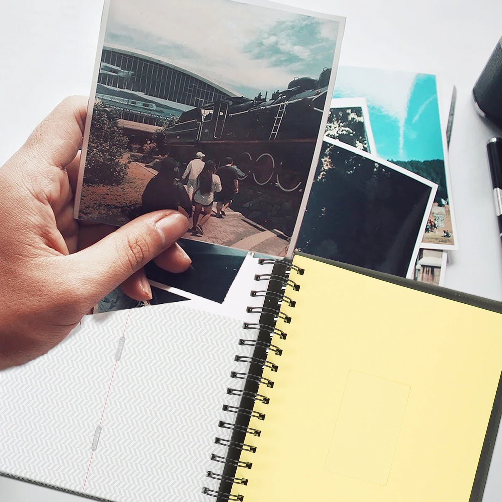 

Ticket Collection Book Dark Organizer For Photo Movie Ticket Storage Durable Memory Album Note Holder Home Office