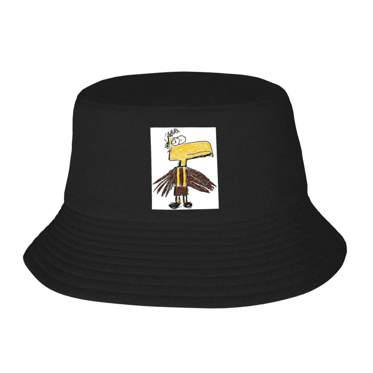 Hawthorn Hawks Logo Drawing Bucket Hats Panama For Man Woman Bob Hats Outdoor Fisherman Hats Summer Beach Fishing Unisex Caps