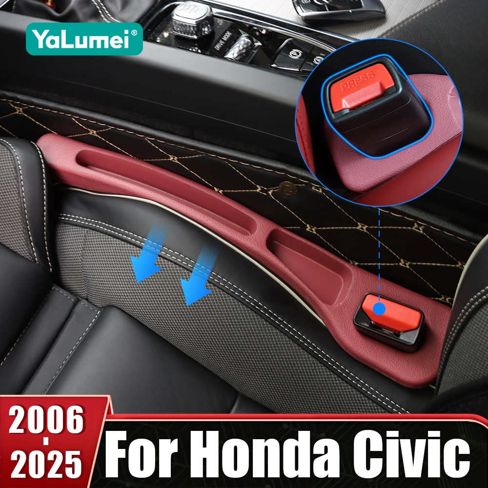 Car Seat Gap Leak Proof Sealing Strip For Honda Civic 8 9 10 11 2006 - 2015 2016 2017 2018 2019 2020 2021 2022 2023 2024 2025