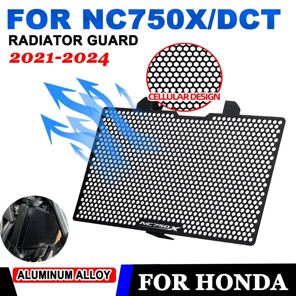 For HONDA NC750X NC 750X NC750 X 2021-2024 Motorcycle Accessories Radiator Grille Cover Guard Protection Protetor Radiator Guard