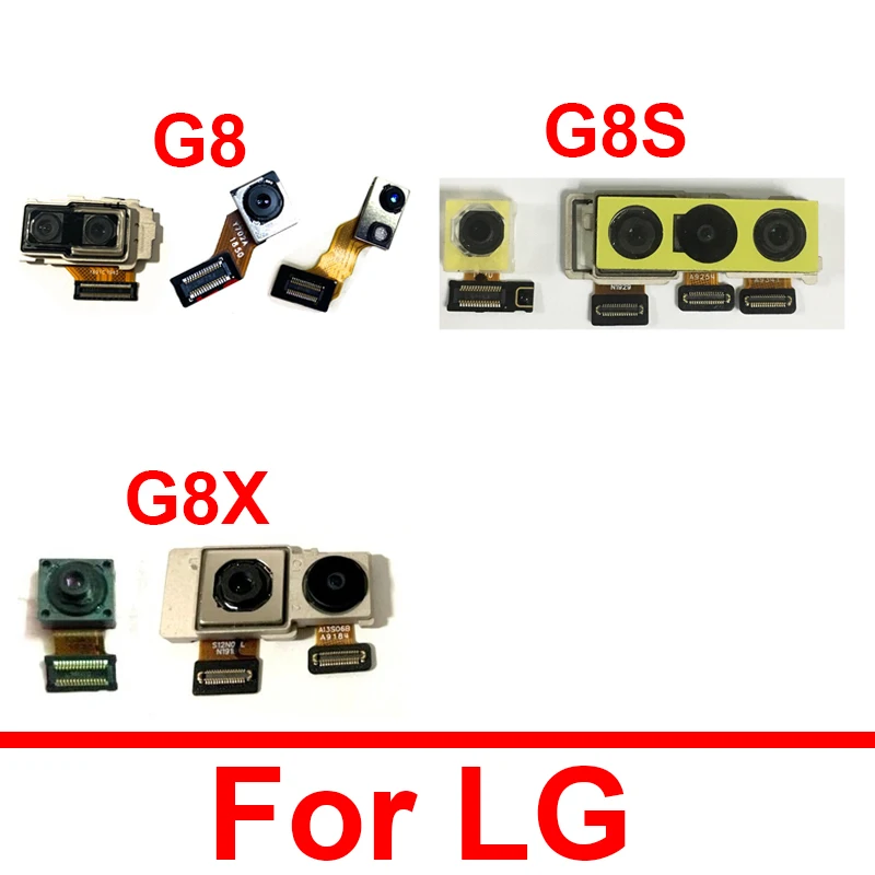 Front Rear Main Camera Module For LG G8 ThinaQ G820N G820V G820QM G8S ThinaQ G810EAW G8X ThinQ G850 Big Back Front Camera Parts