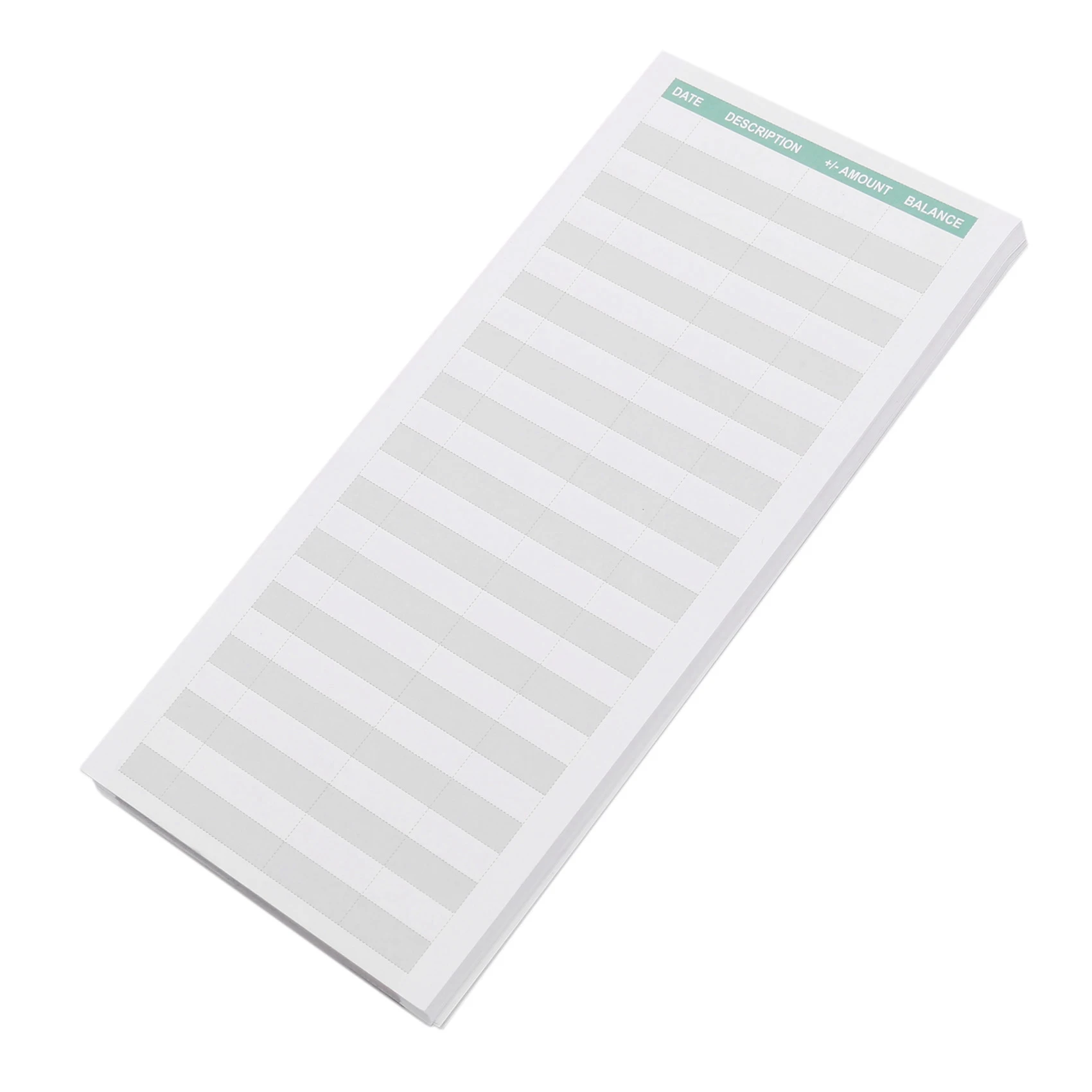 Papel Fit Orçamento Envelopes, Expense Tracker folhas, Banknote Envelope para pessoal, 60 pcs