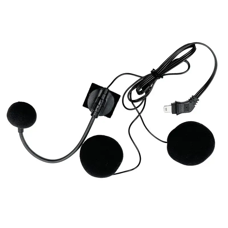 

Helmet Headset Microphone Motorcycle Communication Headphone Microphone Noise Cancelling Audio System 10 Pin Waterproof For