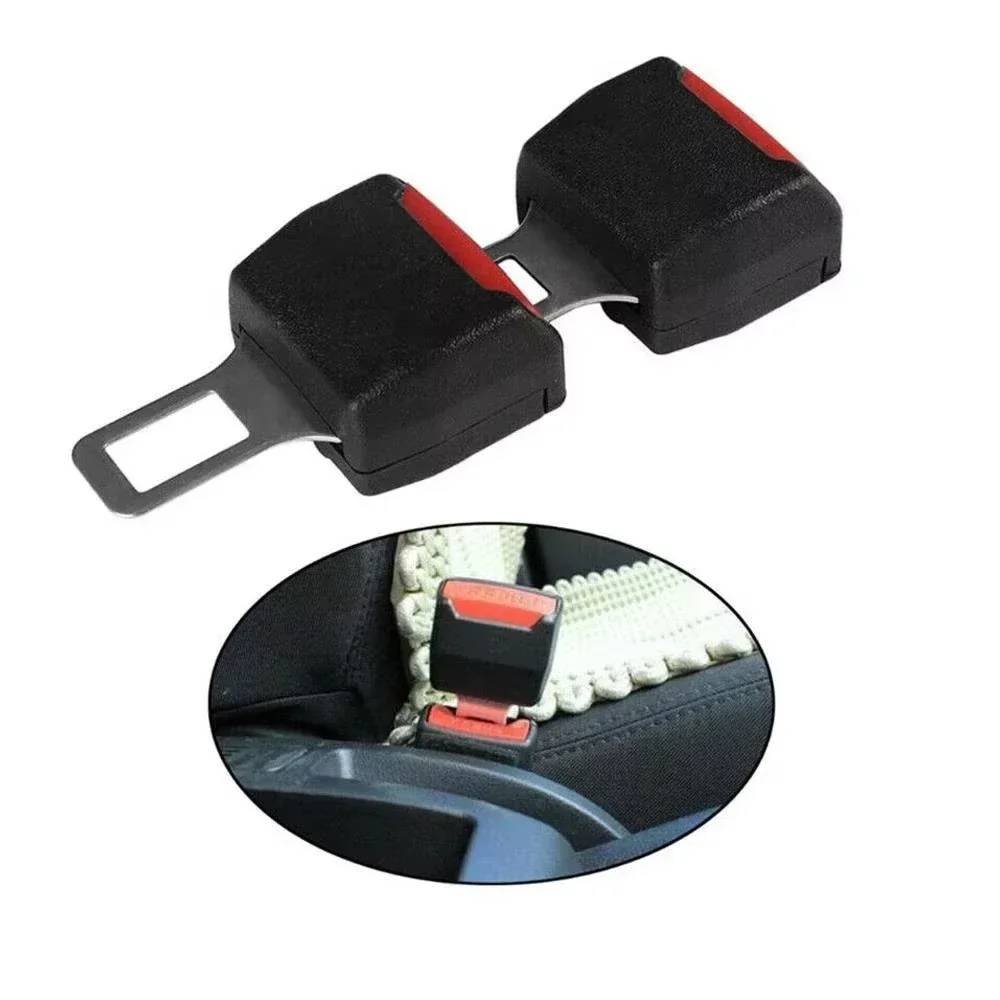 1/2 pcs Car Seat Belt Clip Extender Safety Seatbelt Lock Buckle Plug Thick Insert Socket Extender Car Safety Seat Lock