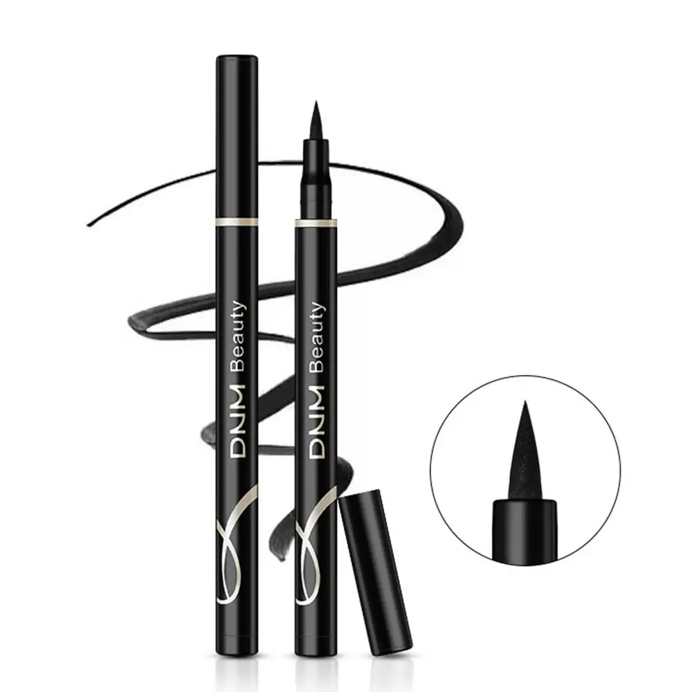 Dnm2-delineador de ojos negro NATURAL RESISTENTE al agua, delineador de ojos de larga duración, maquillaje de contorno, líquido que No florece, maquillaje para mujeres, TSLM2