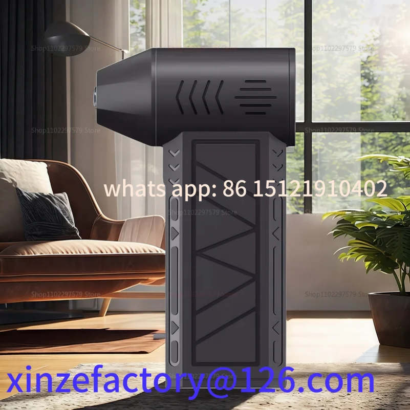 

Customizable Mini Turbo Jet Fan Electric Air Duster Adjustable wind speed Turbo Violent Blower Rechargeable