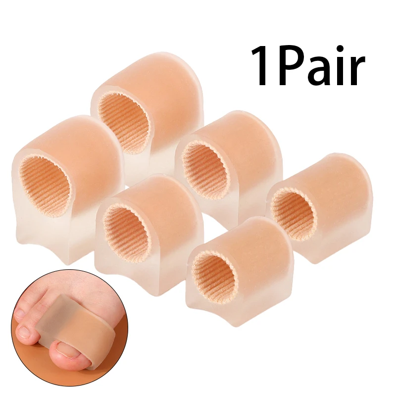 1Pair Hallux Valgus Appliance Daily Wear Silicone Foot Hallux Valgus Braces Elastic Toe Straightener Corrector For Foot Supplies