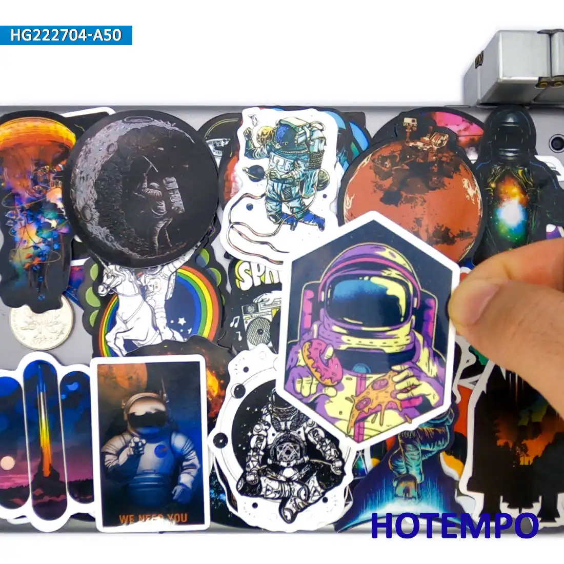 50 Adet, Evren Astronotu, Uzay yolculuğu, Komik uzay adamı, Su Geçirmez Çıkartmalar, Telefon, Karalama Defteri, Bagaj, Kaykay, Bisiklet, Araba, Motosiklet için, Dizüstü Bilgisayar Çıkartmaları, Oyuncaklar