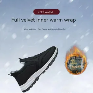 Men's Winter Shoes Snow Boots Thick Non -slip Men's Tennis Cotton Light Boots Outdoor Walks 8 Main Sales Men's Snow Boot - №1