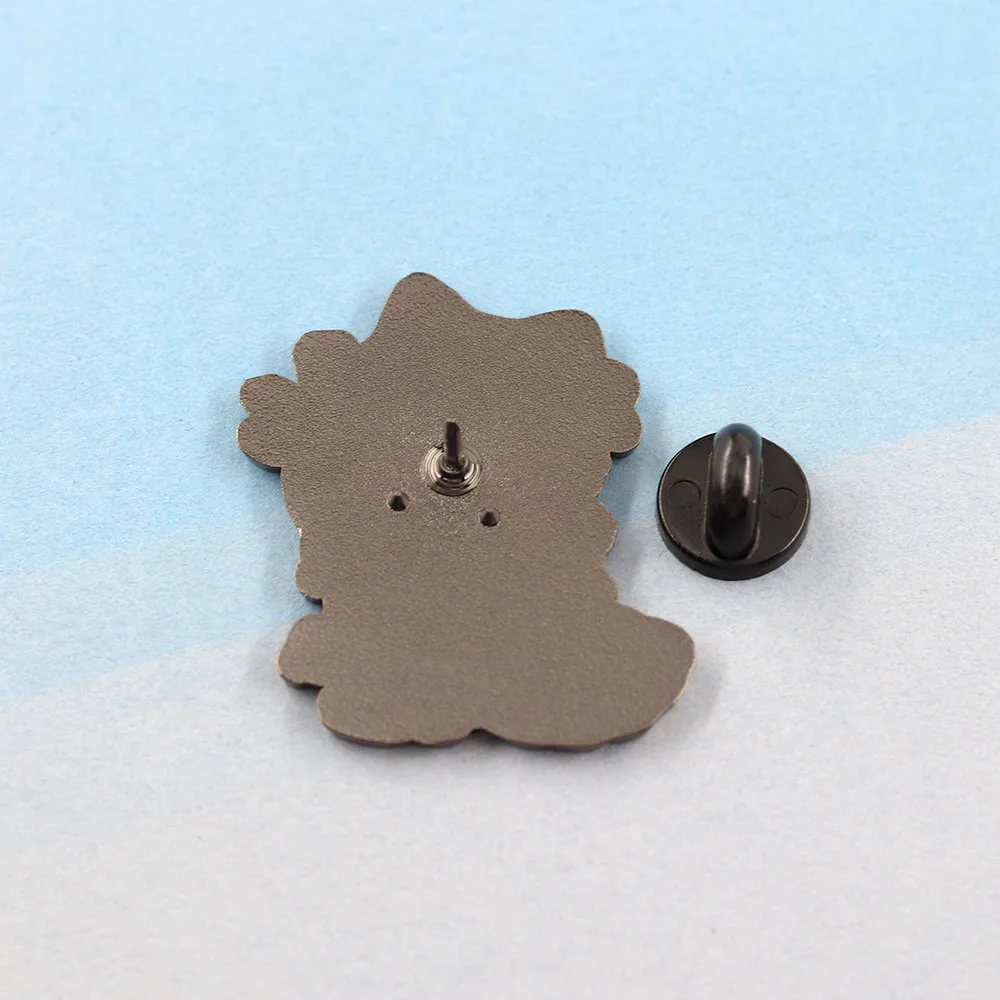 Entzückende Gitarrenspielende Katze Emaille-Brosche „Musik ist mein Leben“ Cartoon-Anstecknadel Ein Geschenk für Musiker und Katzenliebhaber – Detail 6