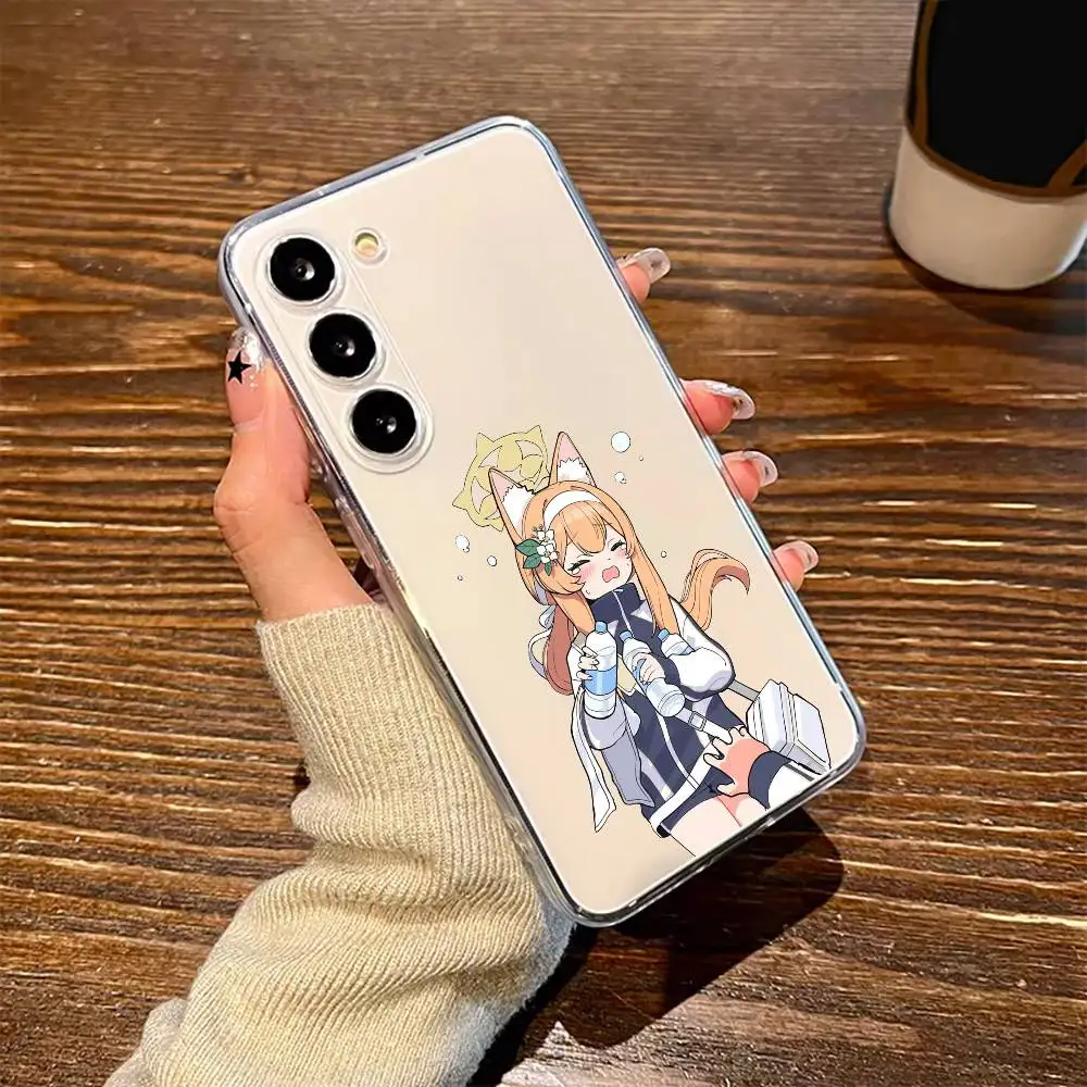 

Iochi Mari Cute Blue Archive For Samsung A10 A12 A31 A40 A70 Transparent Cover Phone Case