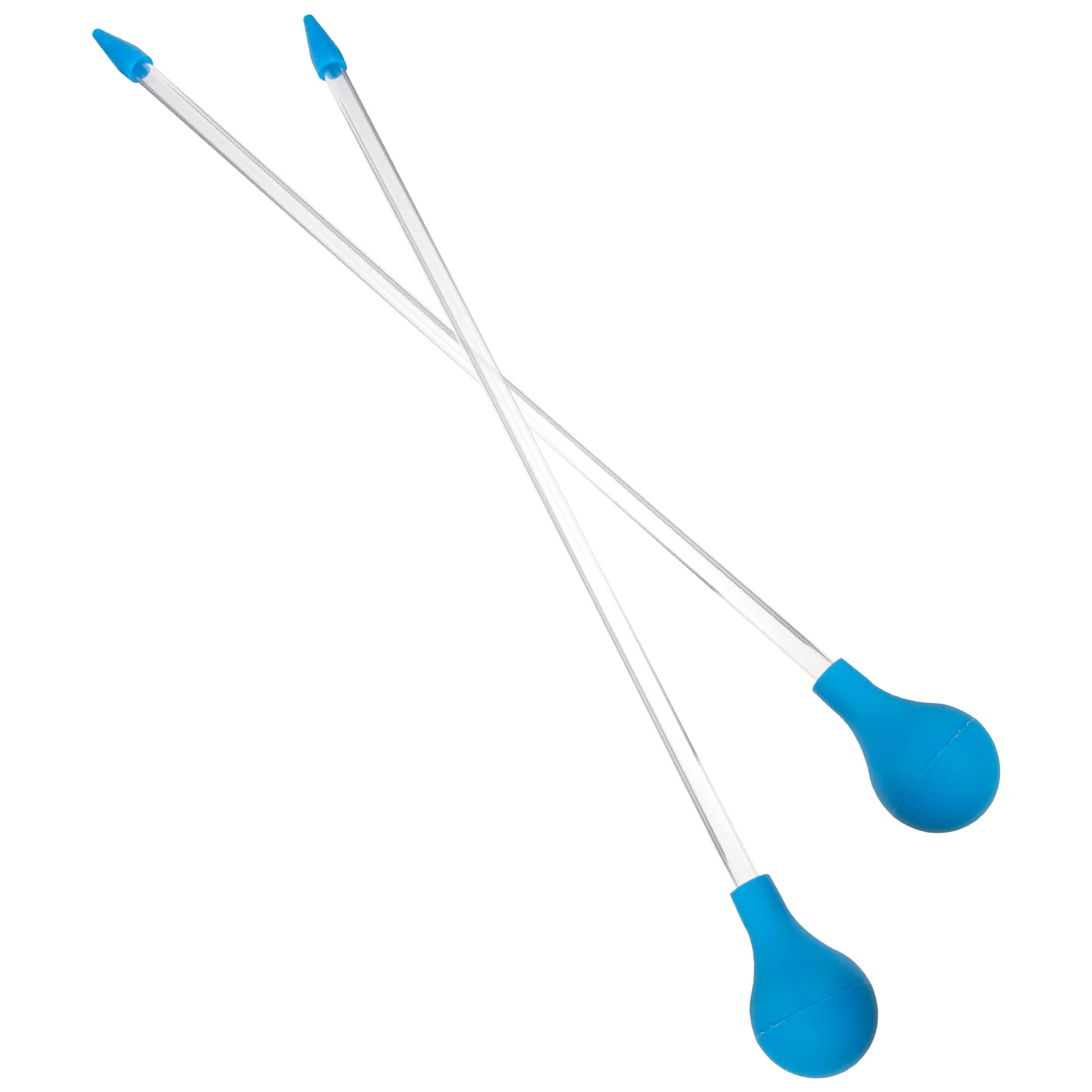 

2pcs Silicone Coral Feeder Tube Durable Smooth Bright Fish Tank Feeding Tool For Aquarium Coral Food Delivery Strong Suction