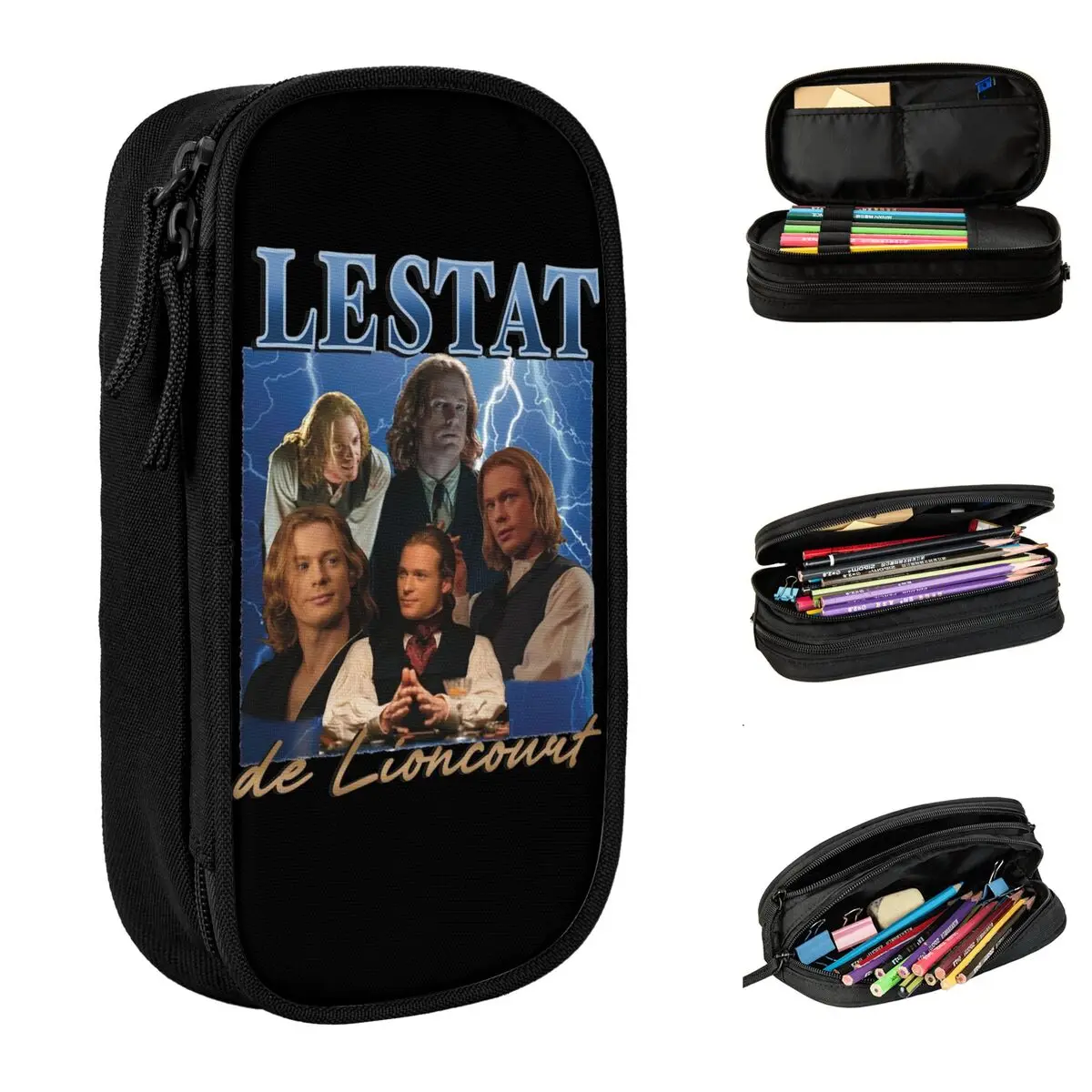 Lestat De Lioncourt Interview With The Vampire Merch Pen Box Large-capacity School Accessories Pencil Box Perfect Gifts