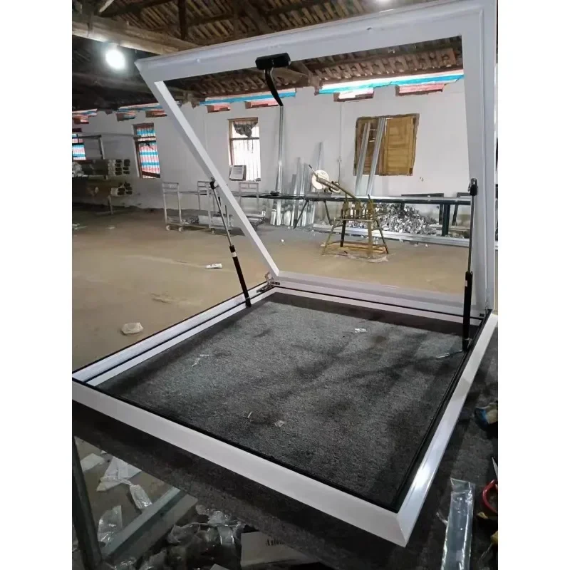 Customized thickened pitched roof, flat top aluminum alloy sunroof, daylighting, sun room sunroof