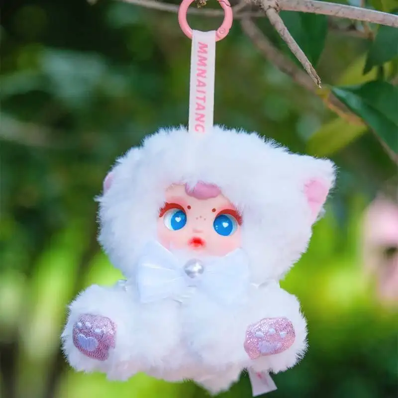 Mm Candy Tickle Cat Cute Mascot Blind Box Toy Trendy Feline Themed Collectible Item For Gifting And Fun New Arrival