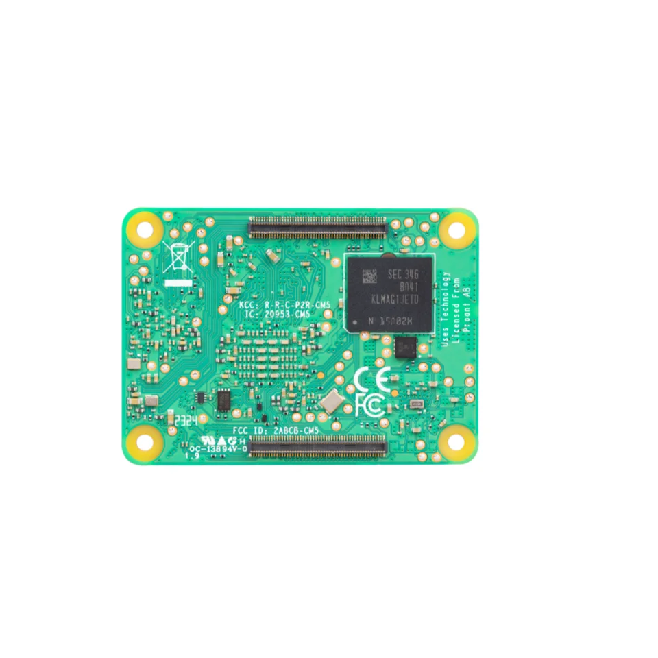 EE1 Official Pi Compute Module 5-4GB RAM, 32GB EMMC, 2.4/5.0GHz Wi-Fi Bluetooth 5.0 (CM5104032) Package Linux OS
