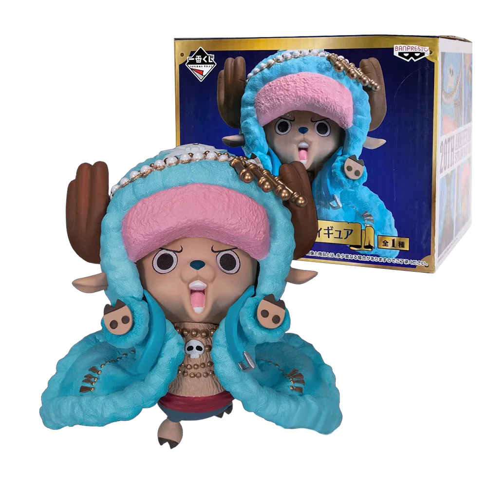 One Piece Anime Model Toy, Tony Chopper Figuarts, ontariOne Piece, 20th Workers ver, PVC Action Figure, Gift Collection, 8cm