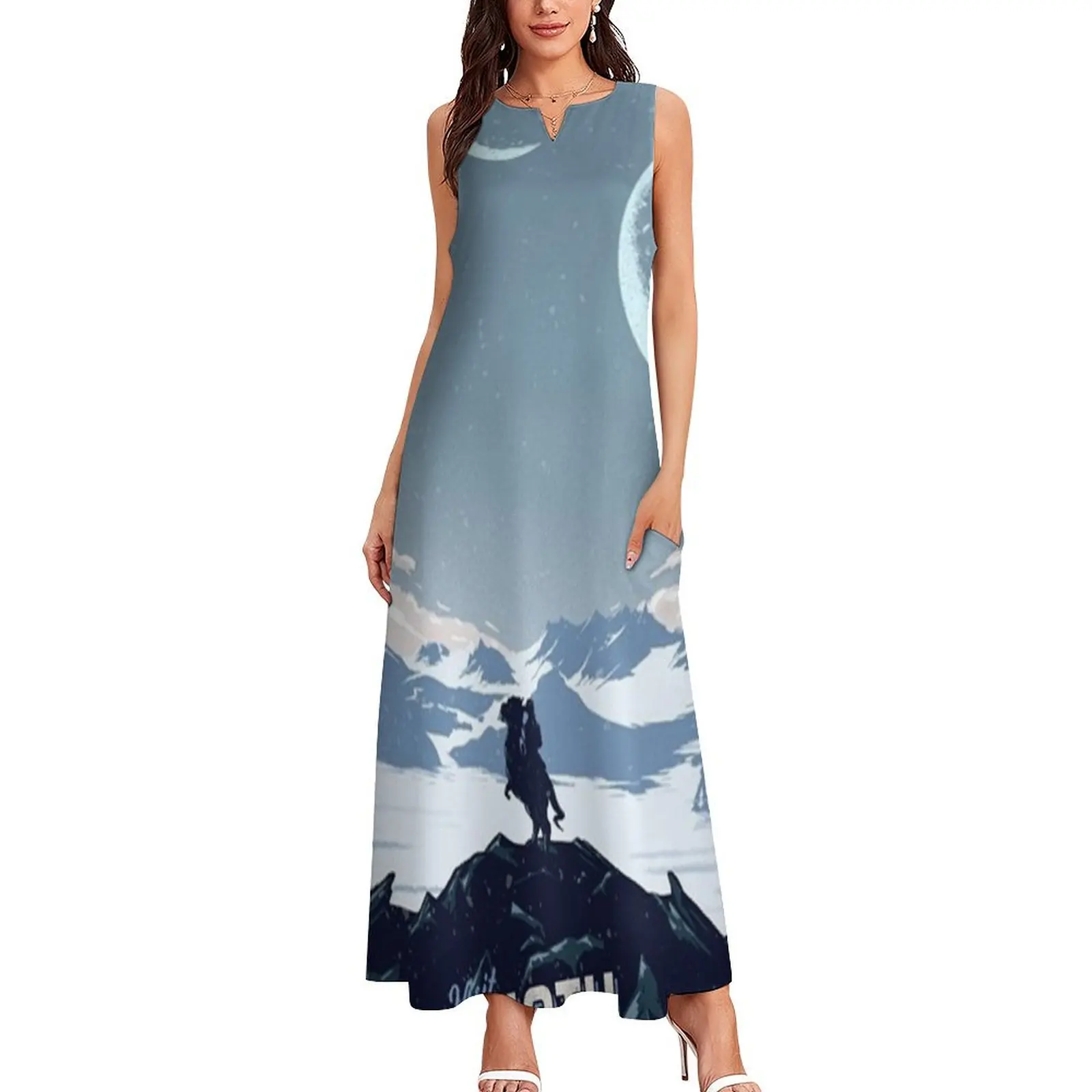 Visit Hoth Long Dress Prom gown Summer women's clothing