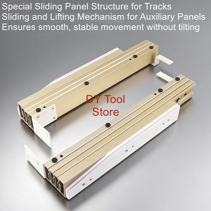 Cabinet, dining table, drawer slide rail, hidden push-out multi-section telescopic folding guide rail hardware accessory