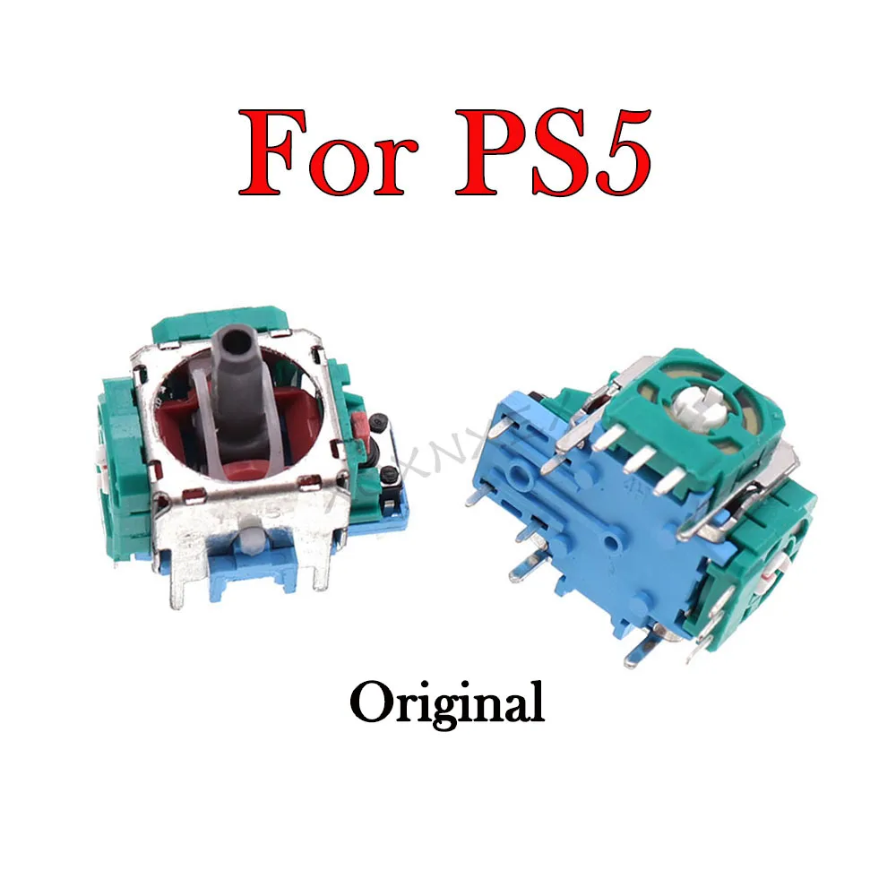 XOXNXEX 2 قطعة الأصلي 3Pin ثلاثية الأبعاد الروك عصا تحكم تناظرية ثلاثية الأبعاد وحدة الاستشعار ل PS5 PS4 تحكم إصلاح أجزاء