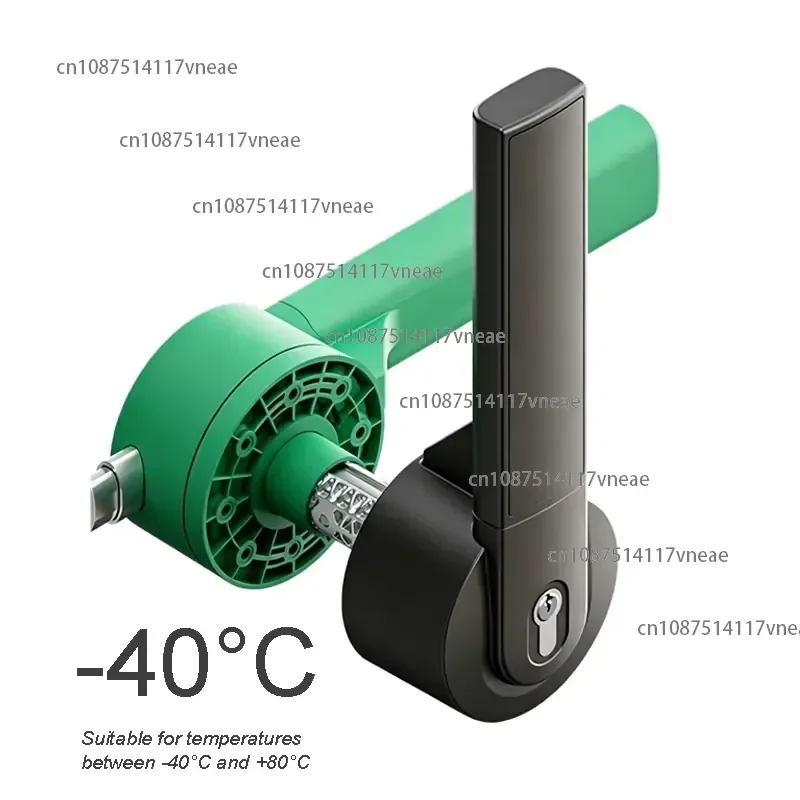 Locks with Plastic Handle for Cold Room Modular Freezer Door Lock -40°C to +80°C, Emergency Release, Stainless Steel