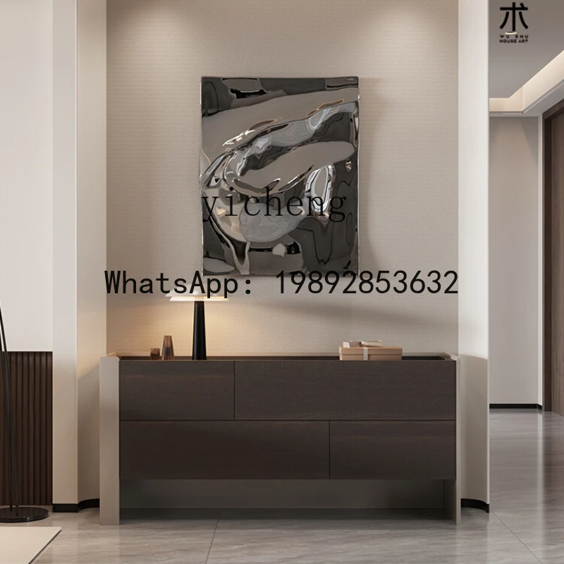 

GZ Minimalist Solid Wood Eight Spares Cabinet Modern Hallway Living Room Bedroom Storage Sideboard Cabinet Wall Storage Cabinet